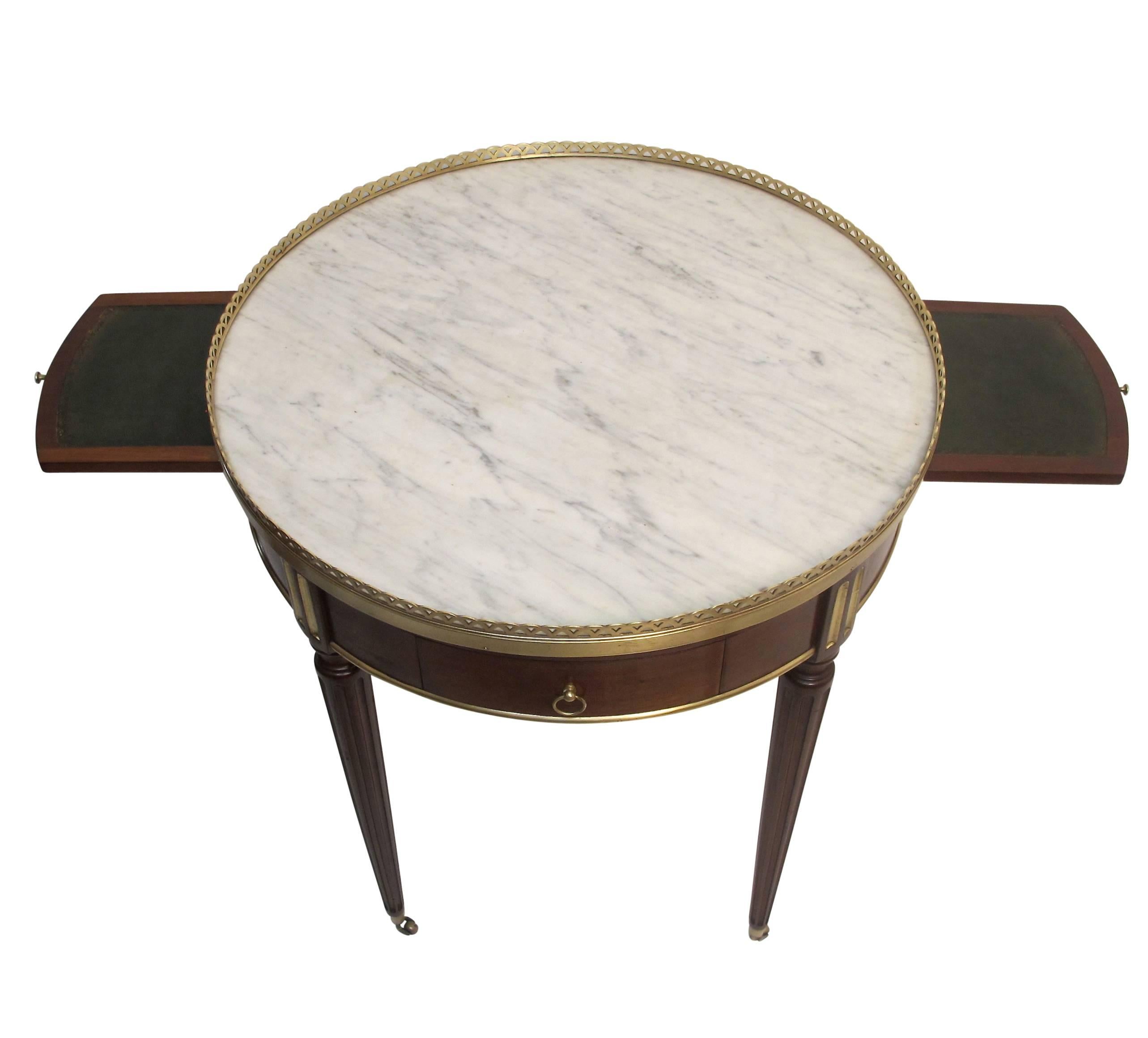 Louis XV Style Mahogany Bouillotte Table In Excellent Condition In San Francisco, CA