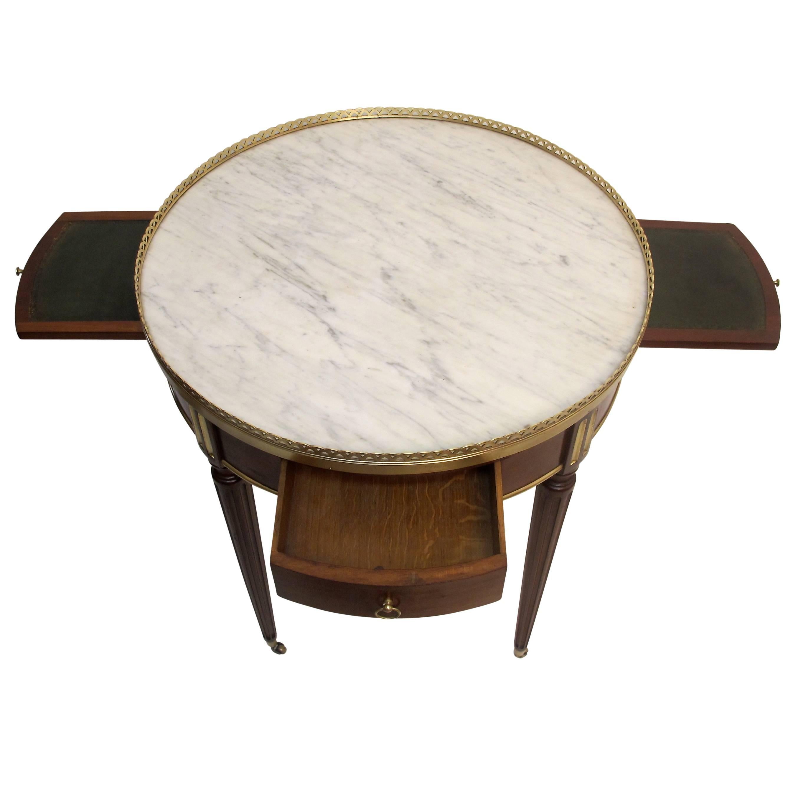 20th Century Louis XV Style Mahogany Bouillotte Table