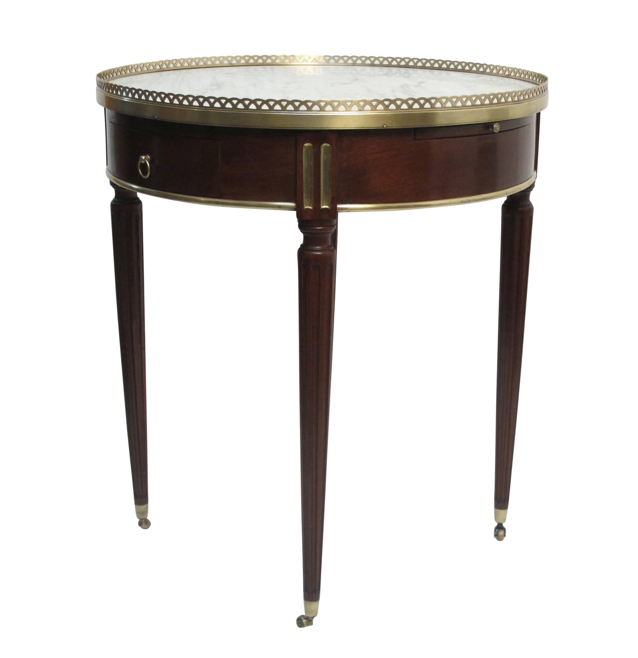 Louis XV Style Mahogany Bouillotte Table 3
