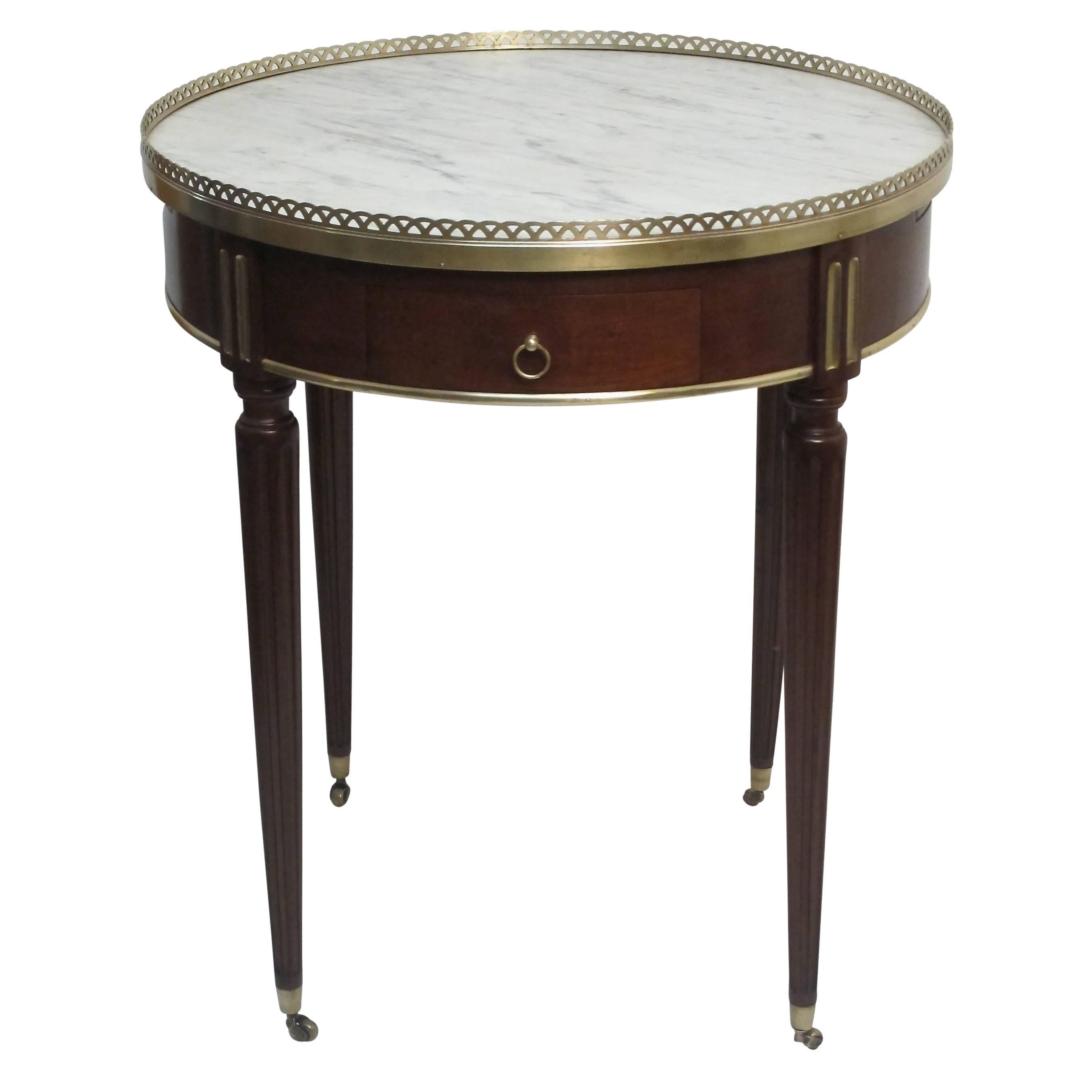 Louis XV Style Mahogany Bouillotte Table