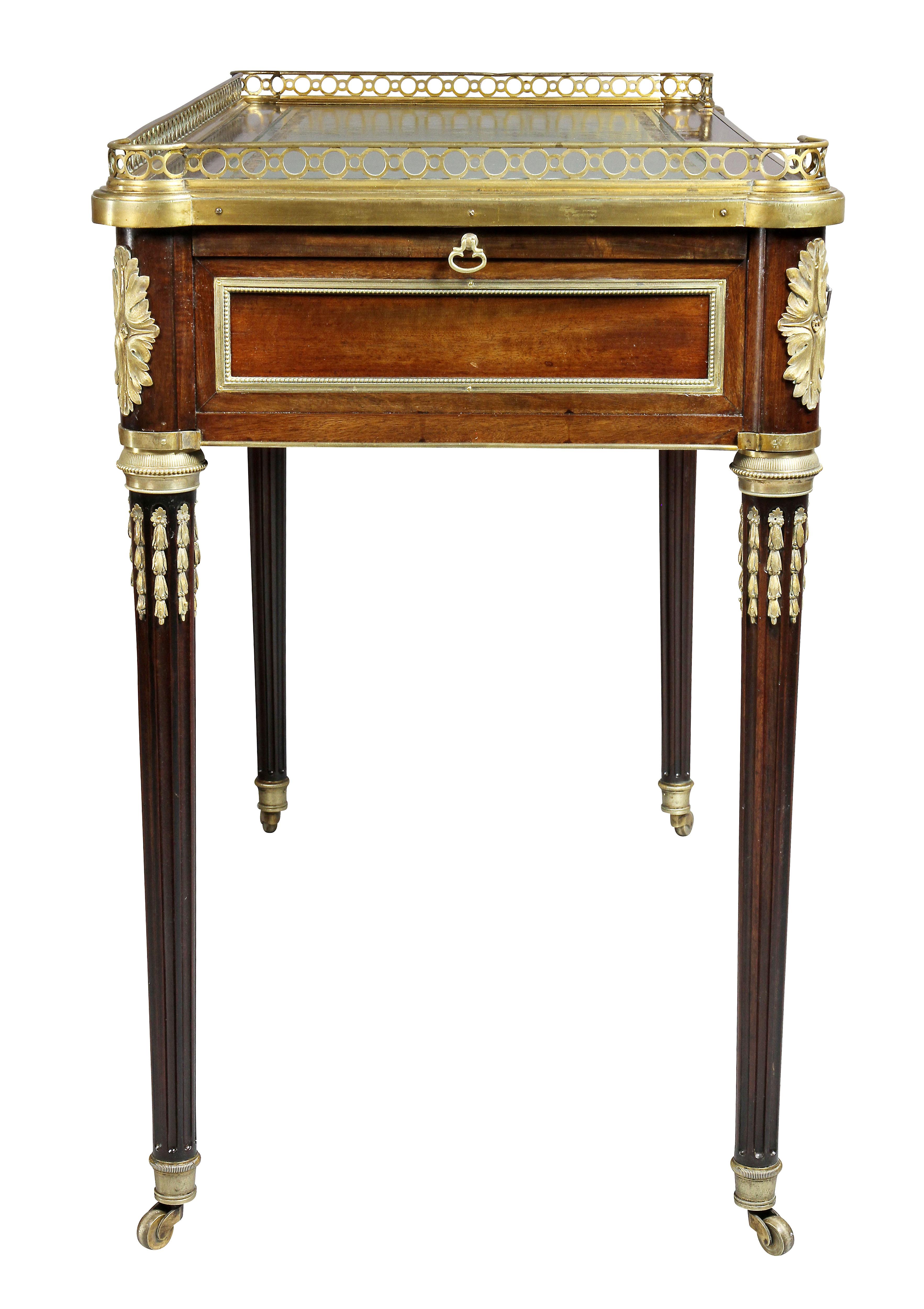 Louis XV Style Mahogany Writing Table 4