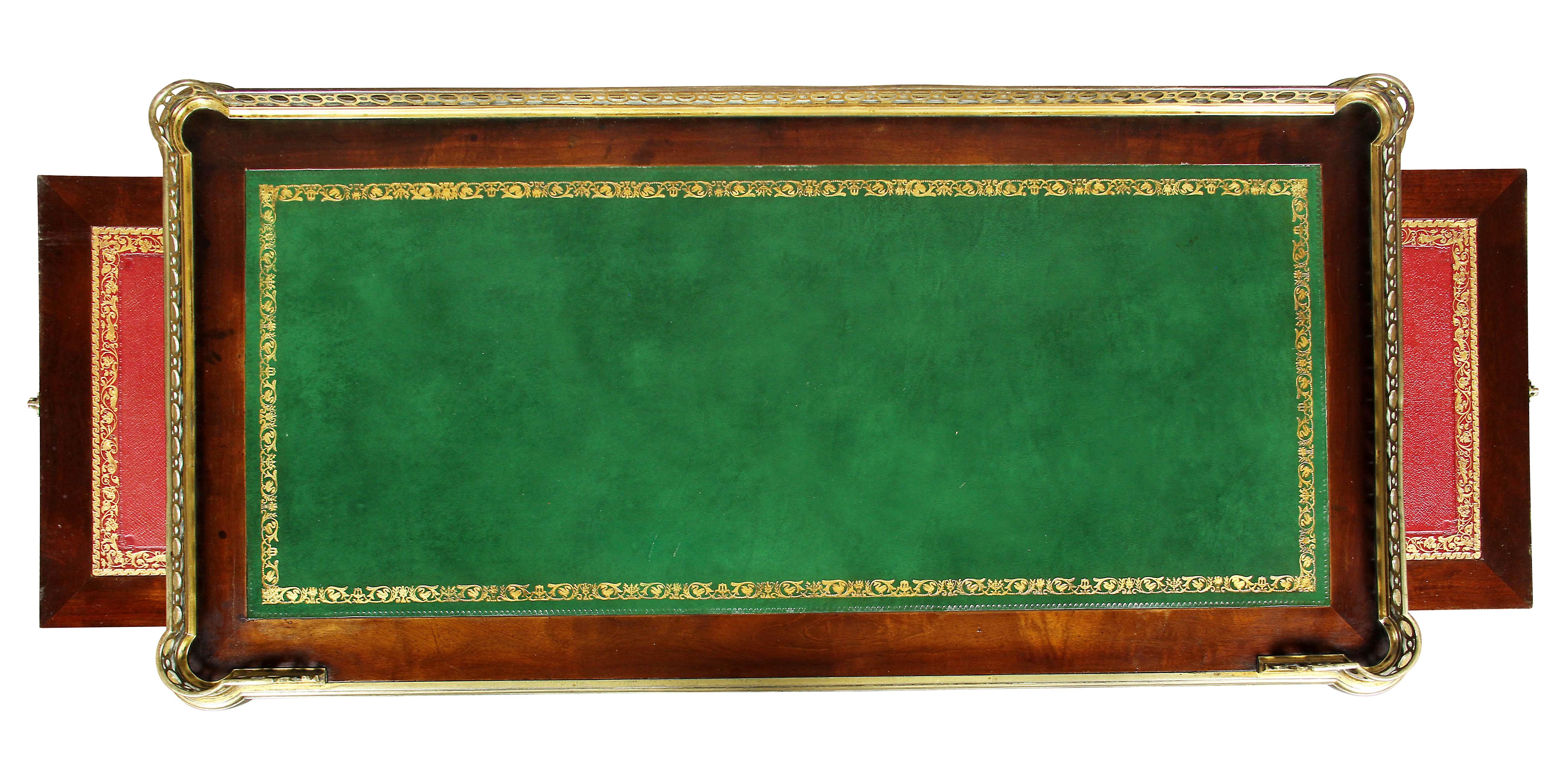 Louis XVI Louis XV Style Mahogany Writing Table