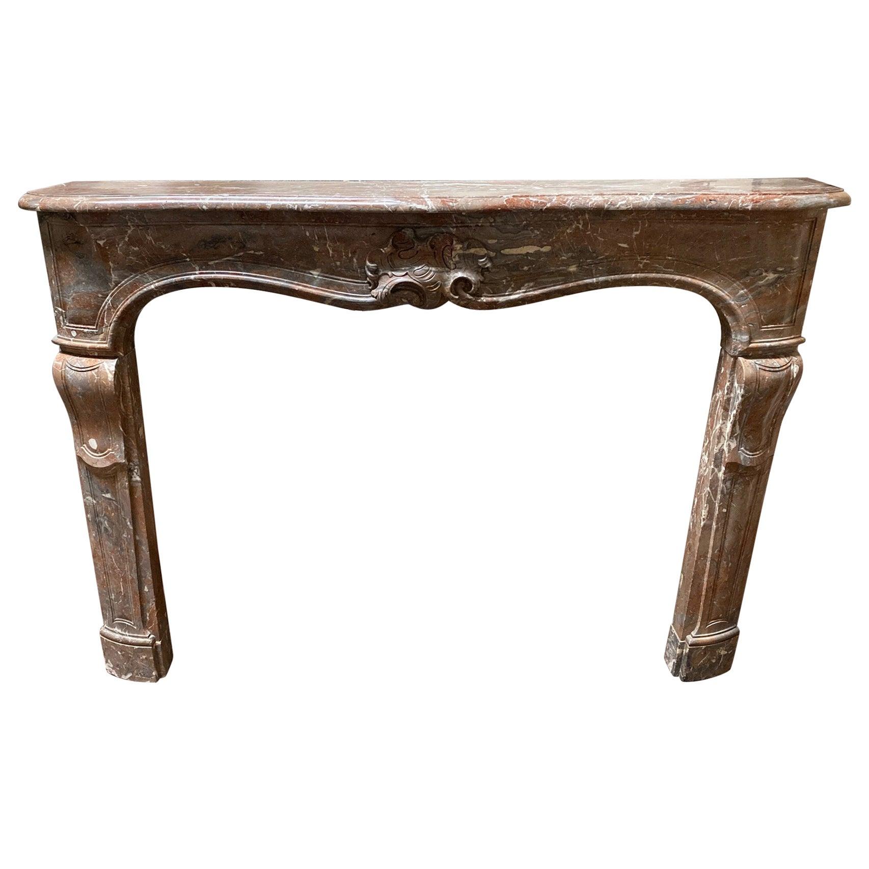 Louis XV Marble Mantel For Sale at 1stDibs