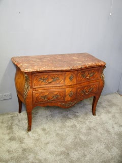 Louis XV Style Marble-Top Commode
