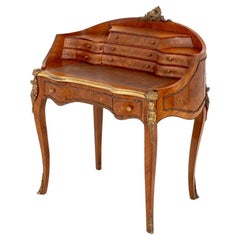 Louis XV Style Marquetry Kingwood Escritoire