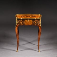 Louis XV Style Marquetry Occasional Table, By Beurdeley, Paris, Circa 1885