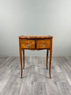 Louis XV-style Marquetry Sewing Table, 20th Century
