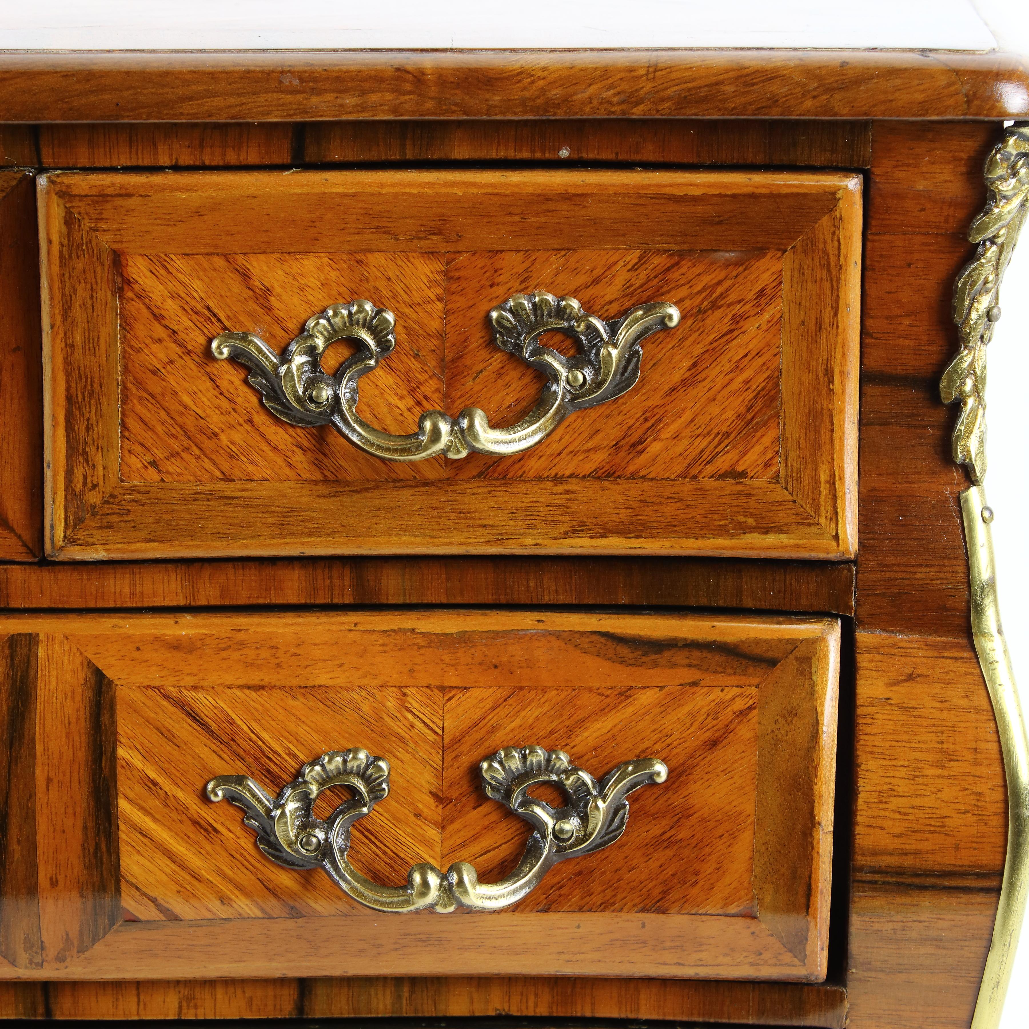 Louis XV Style Miniature Chest of Drawers or Commode À La Parisienne 2