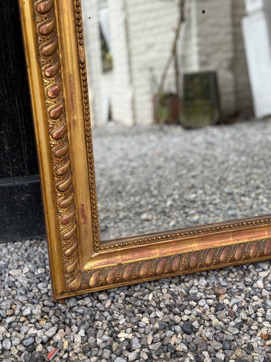 Spiegel im Stil Louis XV aus stuckiertem und vergoldetem Wood CIRCA 1880 (19. Jahrhundert) im Angebot