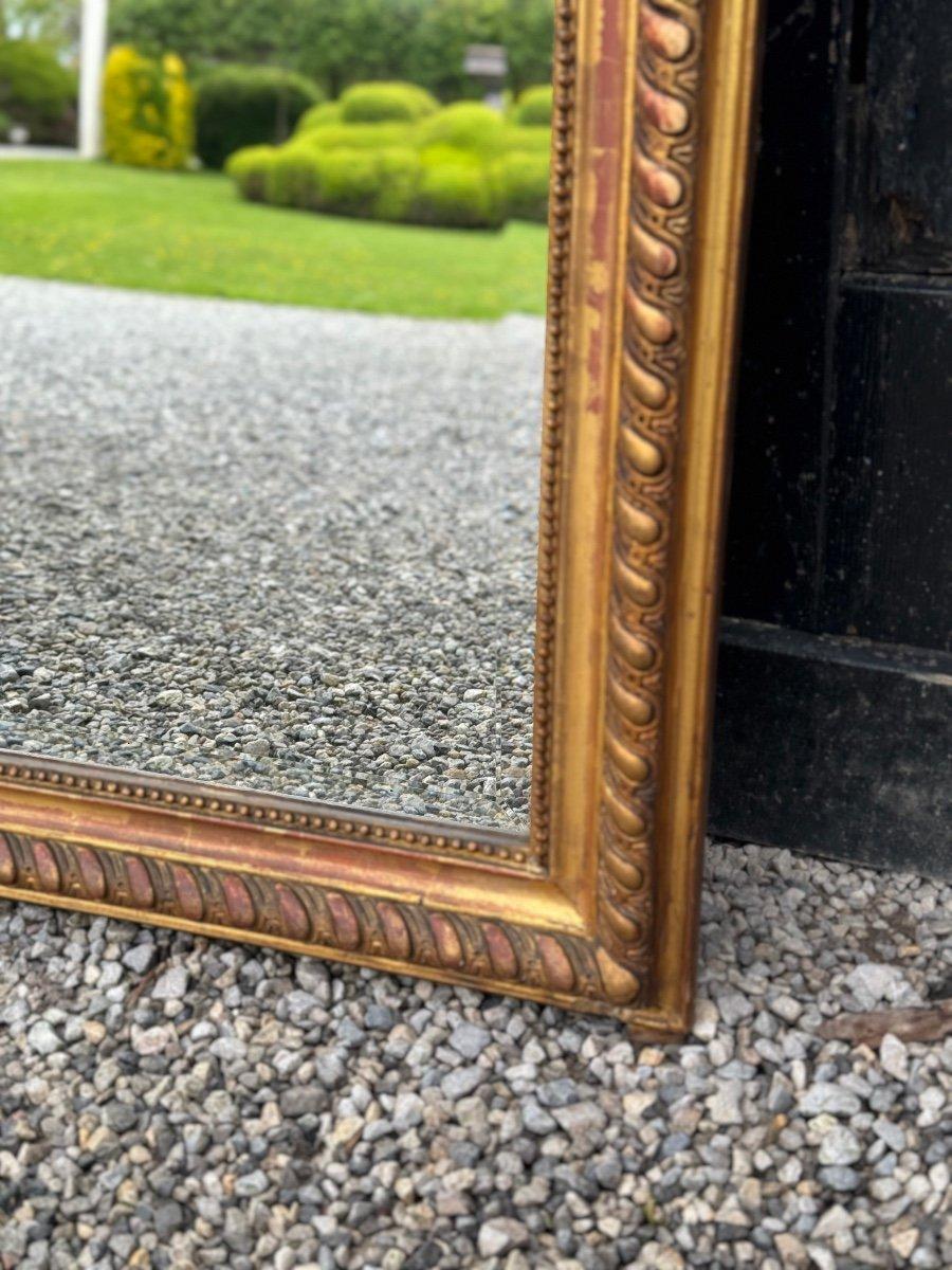 Spiegel im Stil Louis XV aus stuckiertem und vergoldetem Wood CIRCA 1880 im Angebot 1