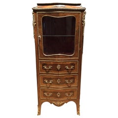 Louis XV Style Mounted Vitrine, Late 19th Century