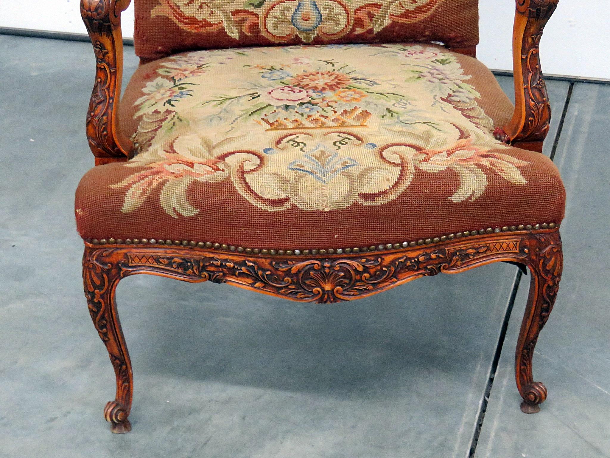 needle point chair