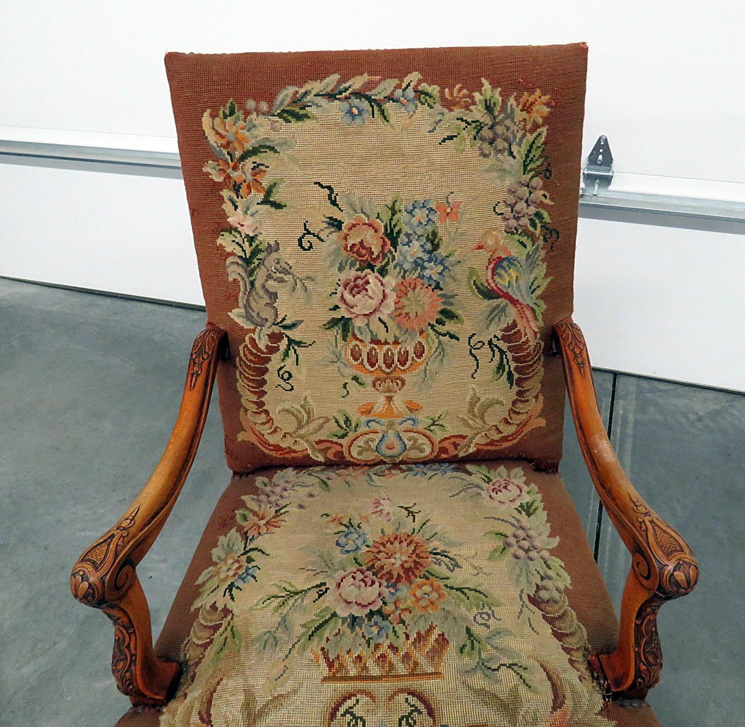 needle point chairs