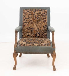 Louis XV Style Needlepoint Upholstered Armchair