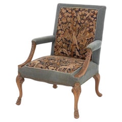 Louis XV Style Needlepoint Upholstered Armchair