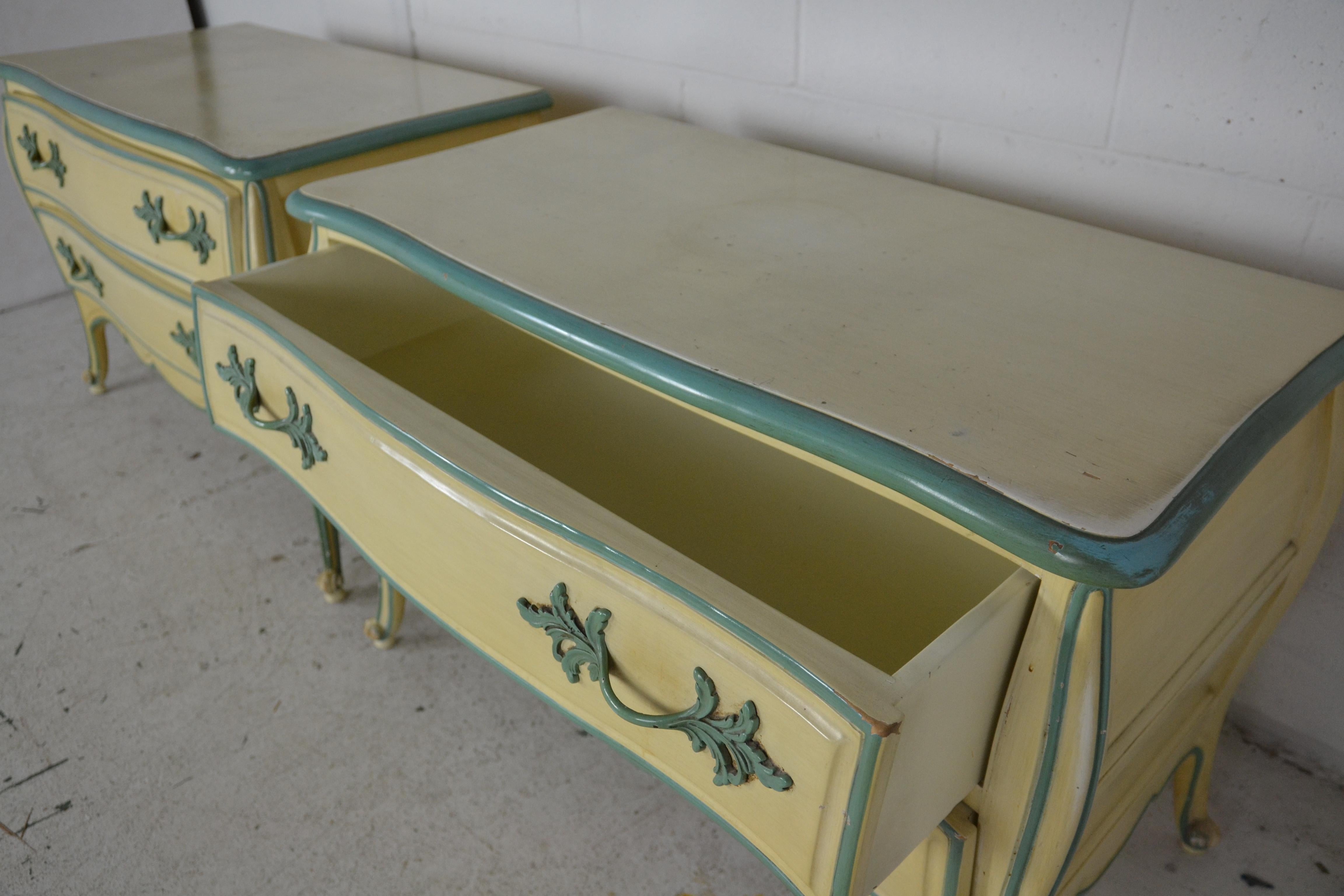 Mid-20th Century Louis XV Style Nightstands