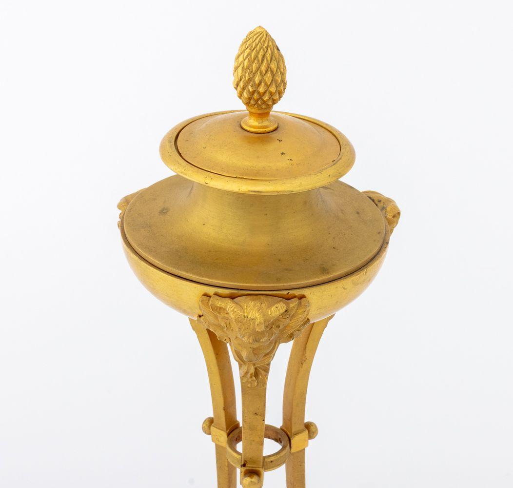 French Louis XV Style Ormolu Cassolettes, Pair For Sale