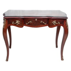 Louis XV Style Ormolu-Mounted Writing Desk-Bureau Plat, 20th Century