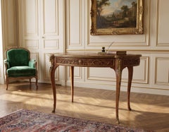 Louis XV Style Ormolu-Mounted Writing Table by Haentgés Frères, Paris c. 1890