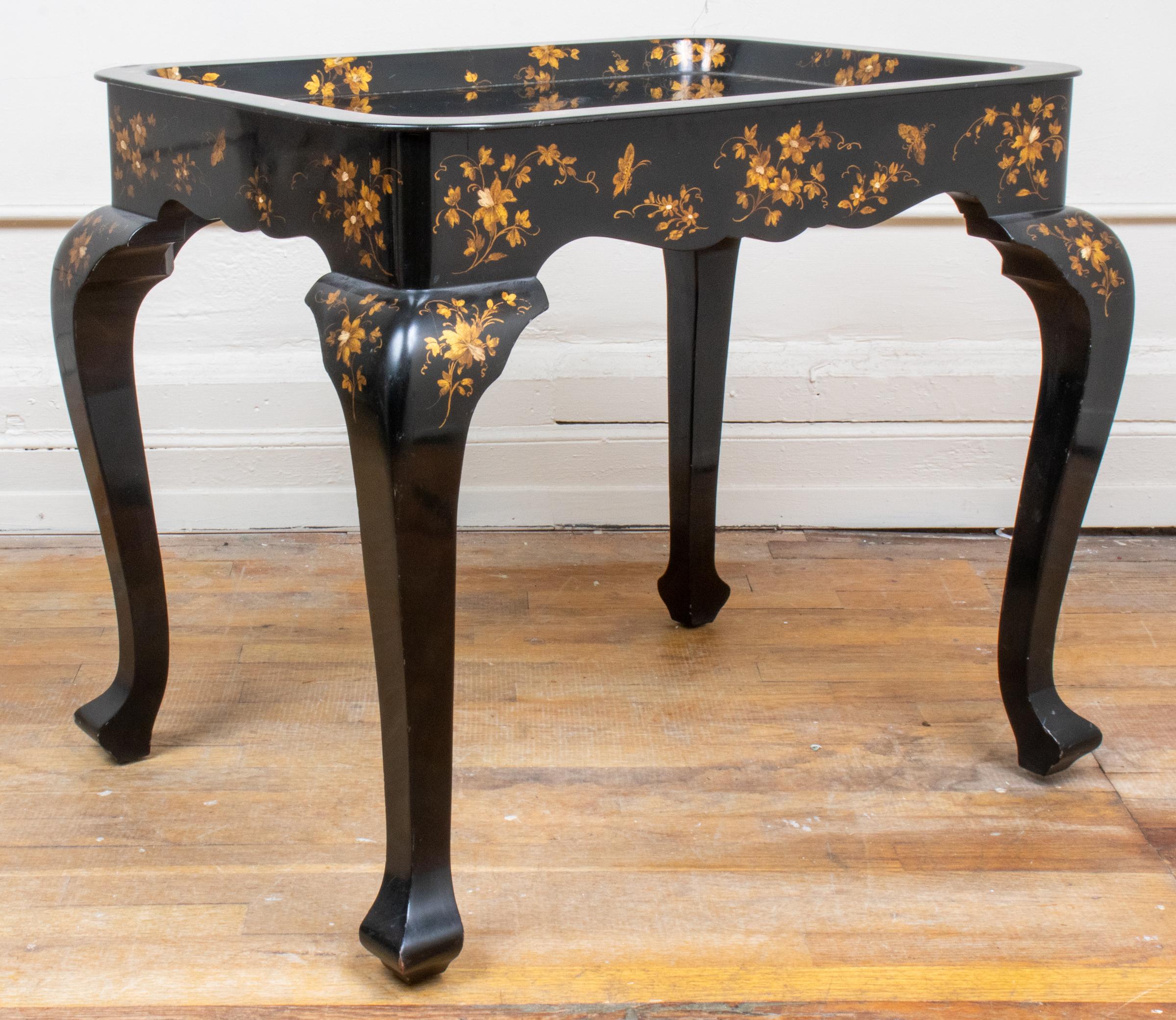 European Louis XV Style Paint Decorated Table