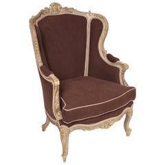 Louis XV Style Painted Bergere