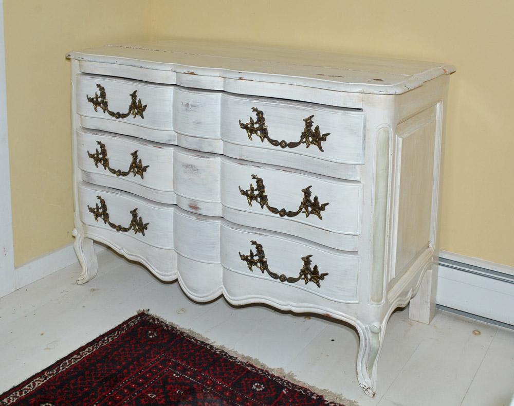 French Louis XV-Style Painted Dresser