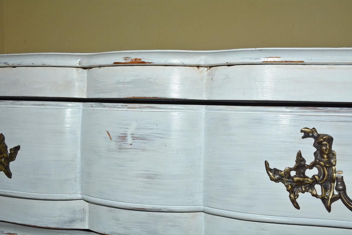 Louis XV-Style Painted Dresser 1