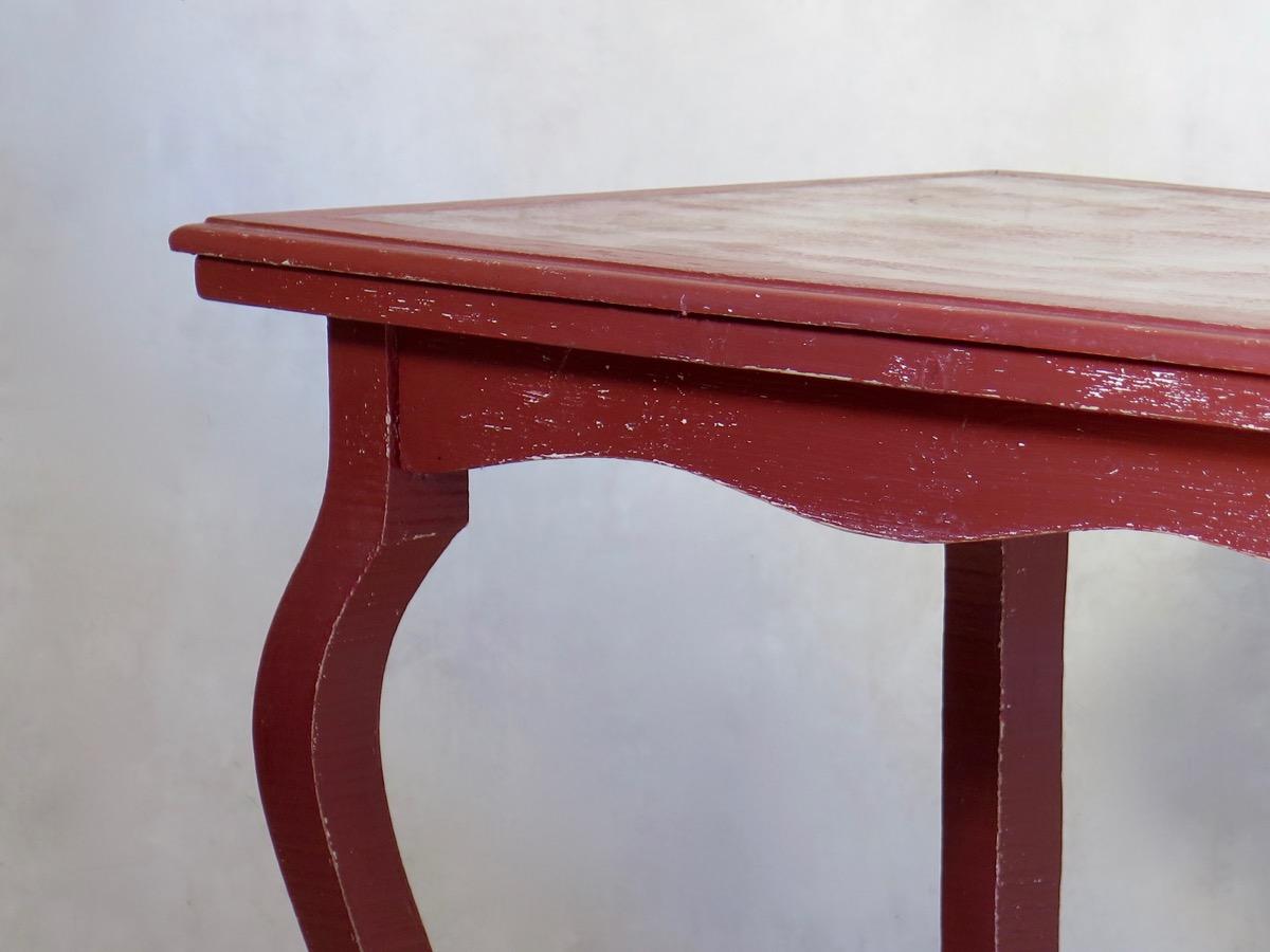 Tisch mit bemalter Holz- und Glasplatte im Stil Louis XV, Frankreich, um 1930 im Zustand „Gut“ im Angebot in Isle Sur La Sorgue, Vaucluse