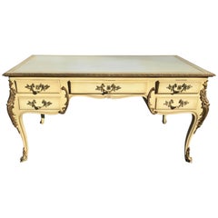 Louis XV Style Painted Writing Desk