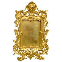 Antique Louis XV Style Photo Frame in Gilt Bronze, Late 19th Century