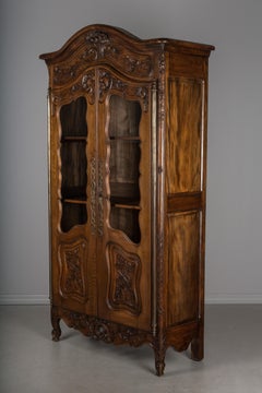 Louis XV Style Provençal Vitrine or Display Cabinet