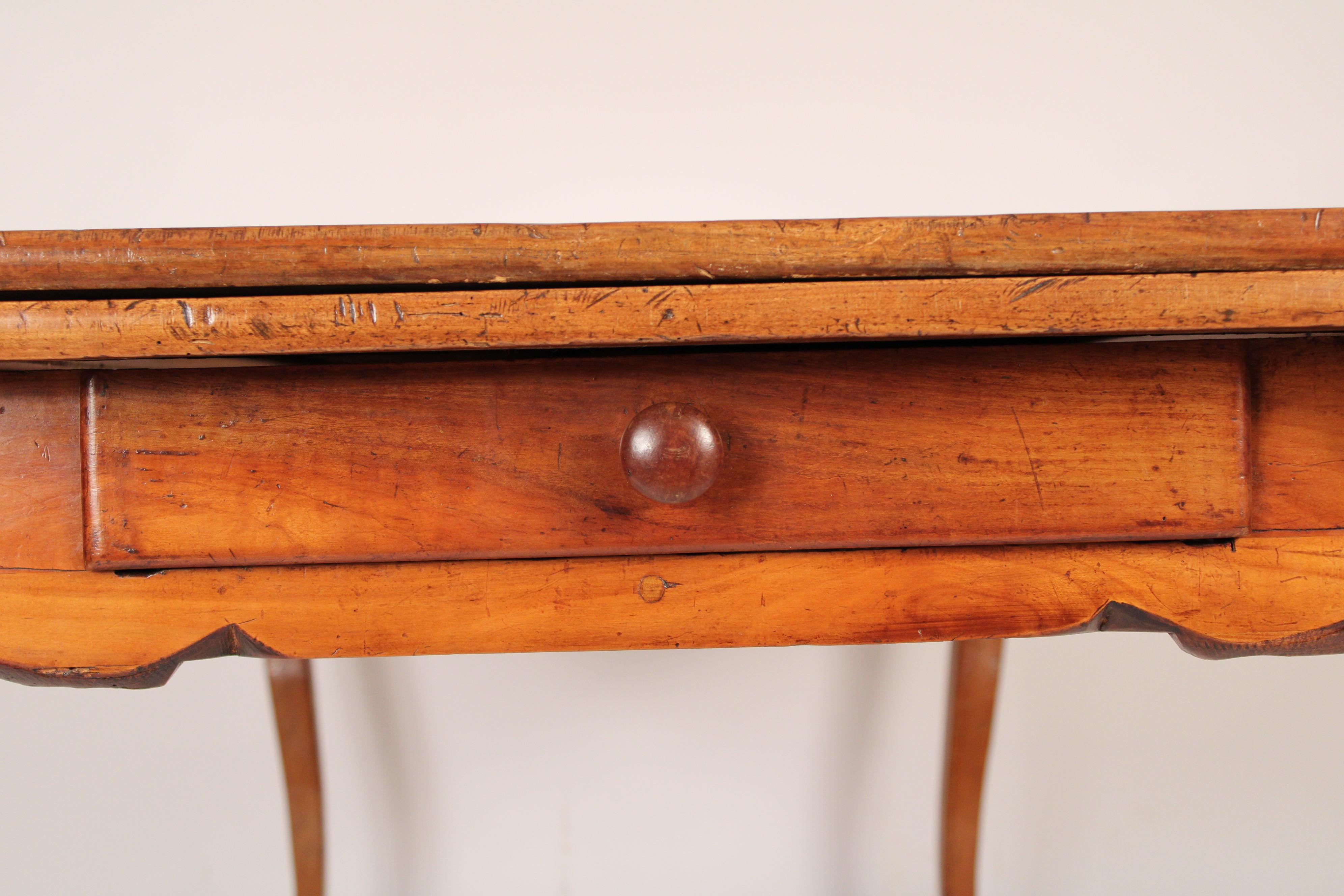 Louis XV Style Provincial Fruit Wood Dining Room Table 6