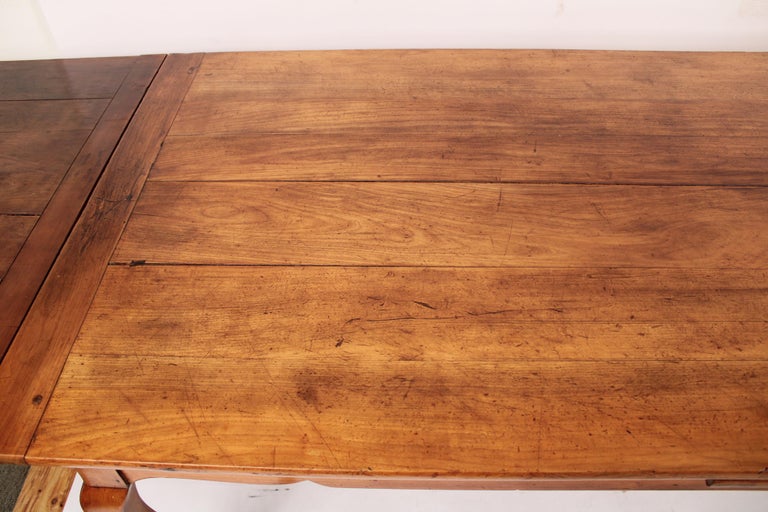 Mid-20th Century Louis XV Style Provincial Fruit Wood Dining Room Table