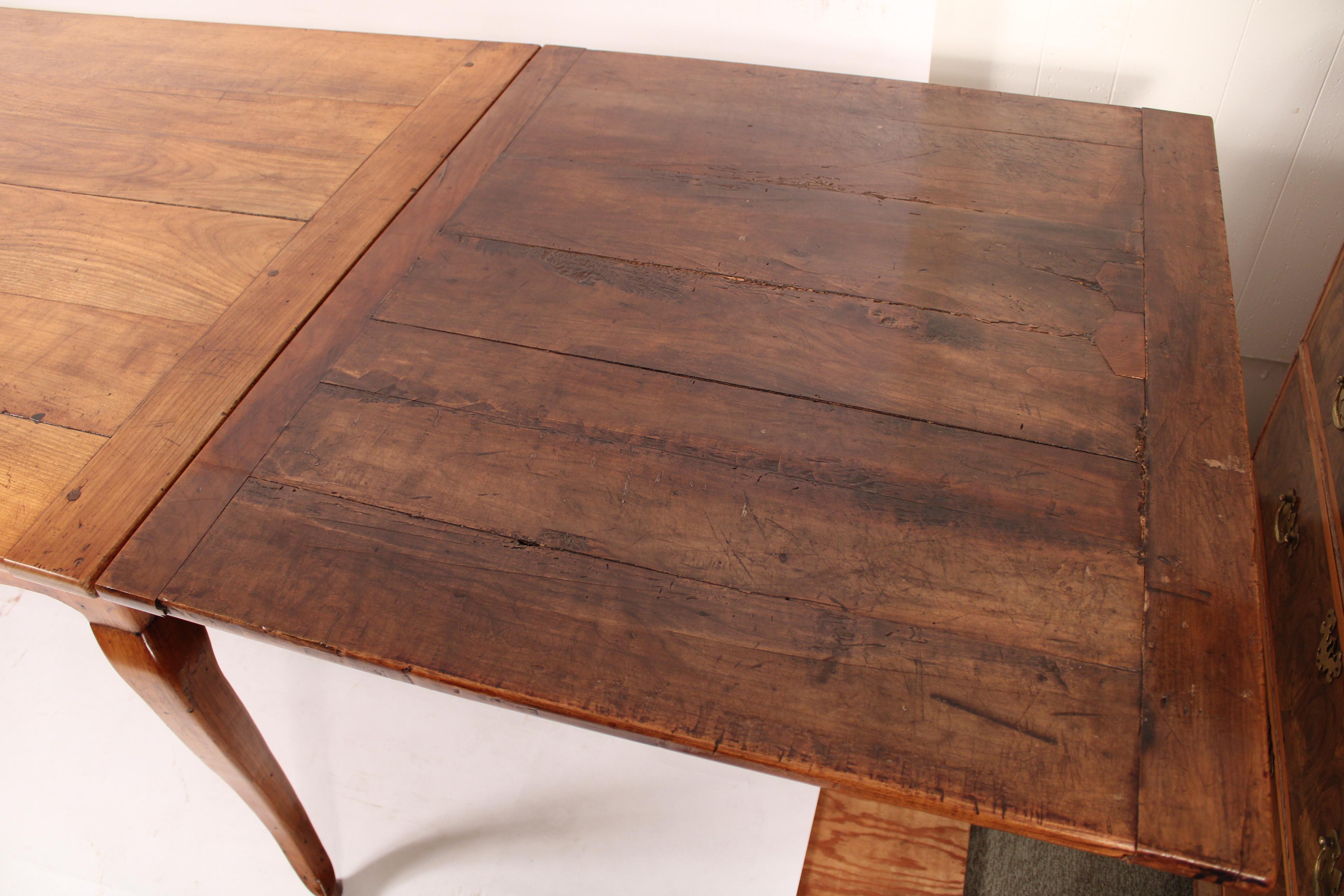 Louis XV Style Provincial Fruit Wood Dining Room Table 1
