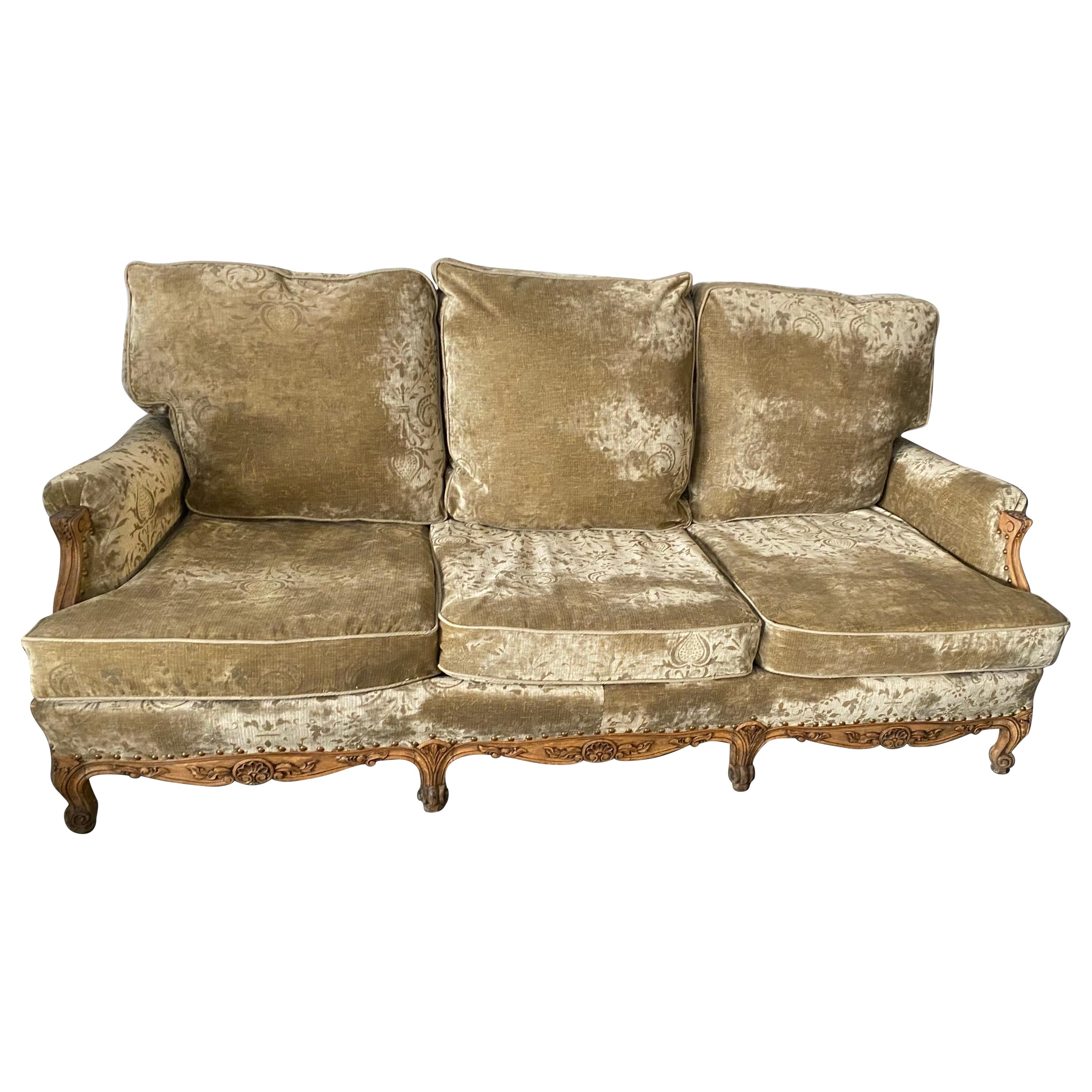 Louis XV Style Provincial Sofa