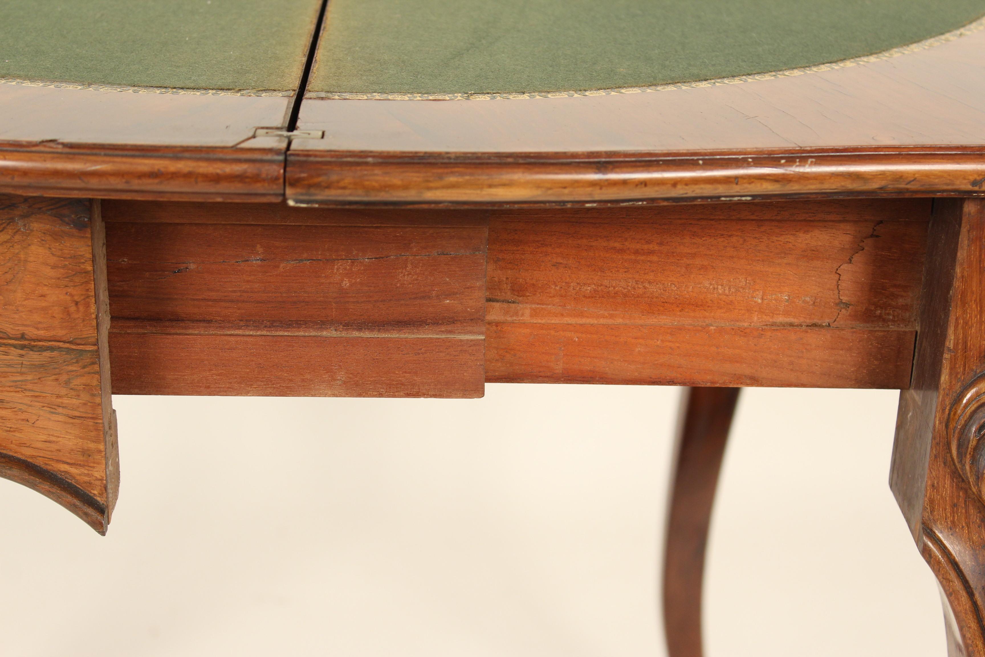 Louis XV Style Rosewood Games Table 4