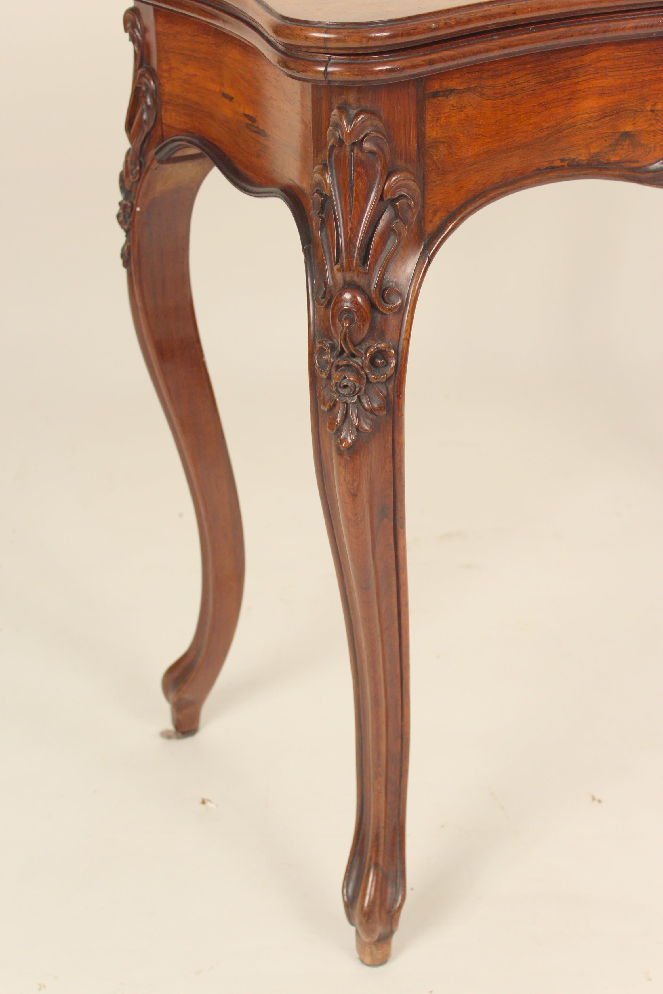 Louis XV Style Rosewood Games Table 1