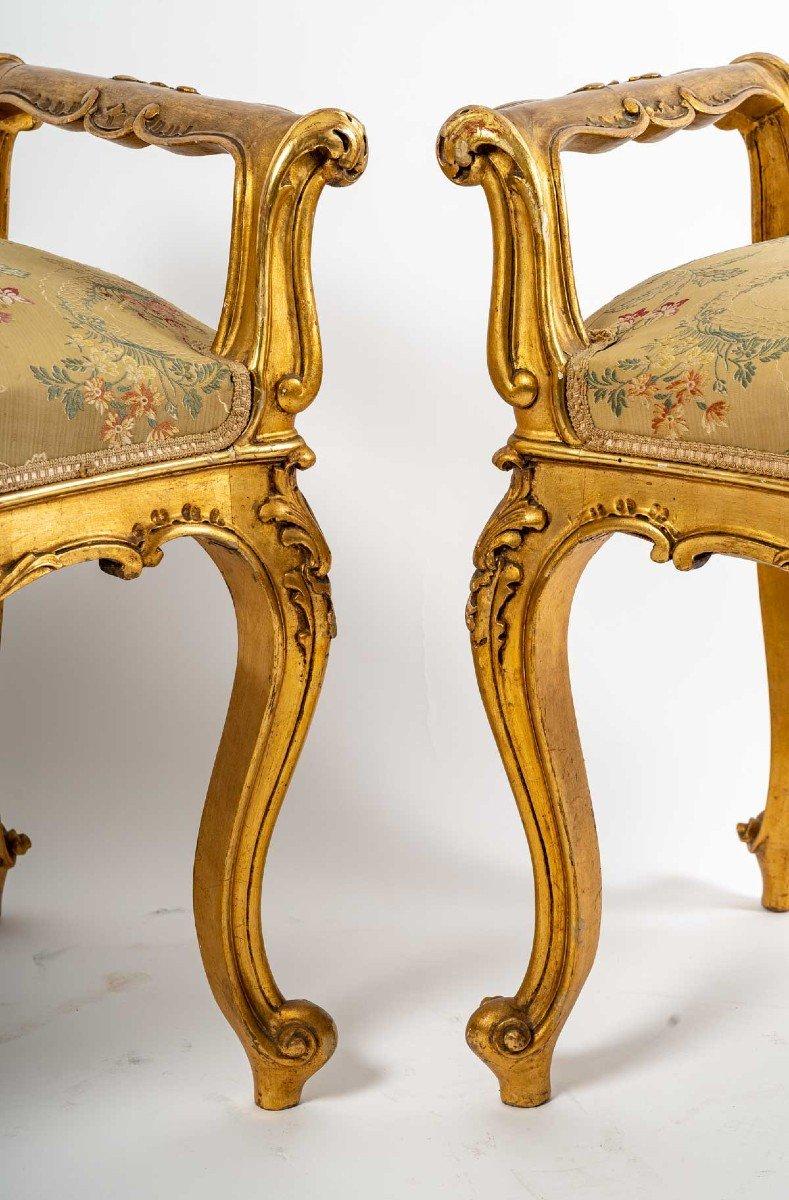 Louis XV Style Seating Set, Late 19th Century 5