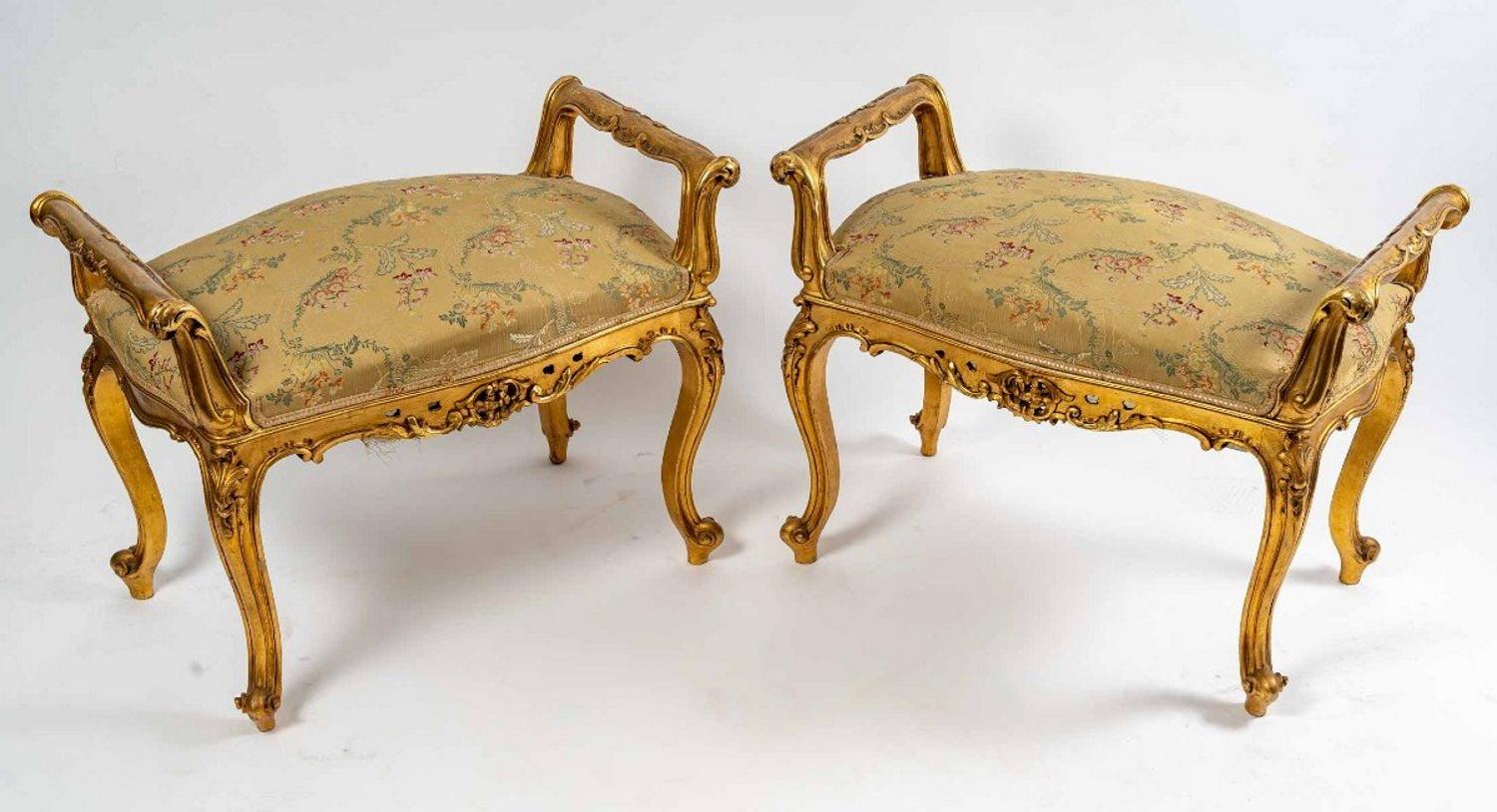 Louis XV Style Seating Set, Late 19th Century In Good Condition In Saint-Ouen, FR