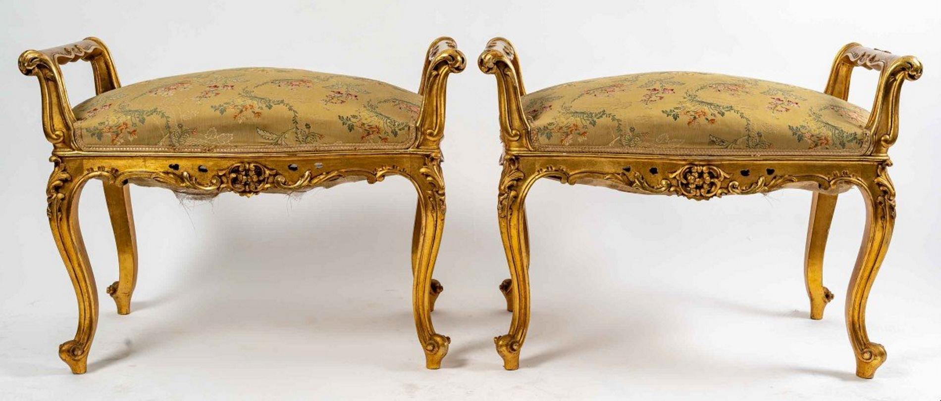 Wood Louis XV Style Seating Set, Late 19th Century