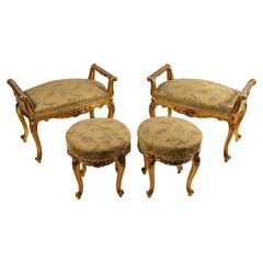 Louis XV Style Seating Set, Late 19th Century