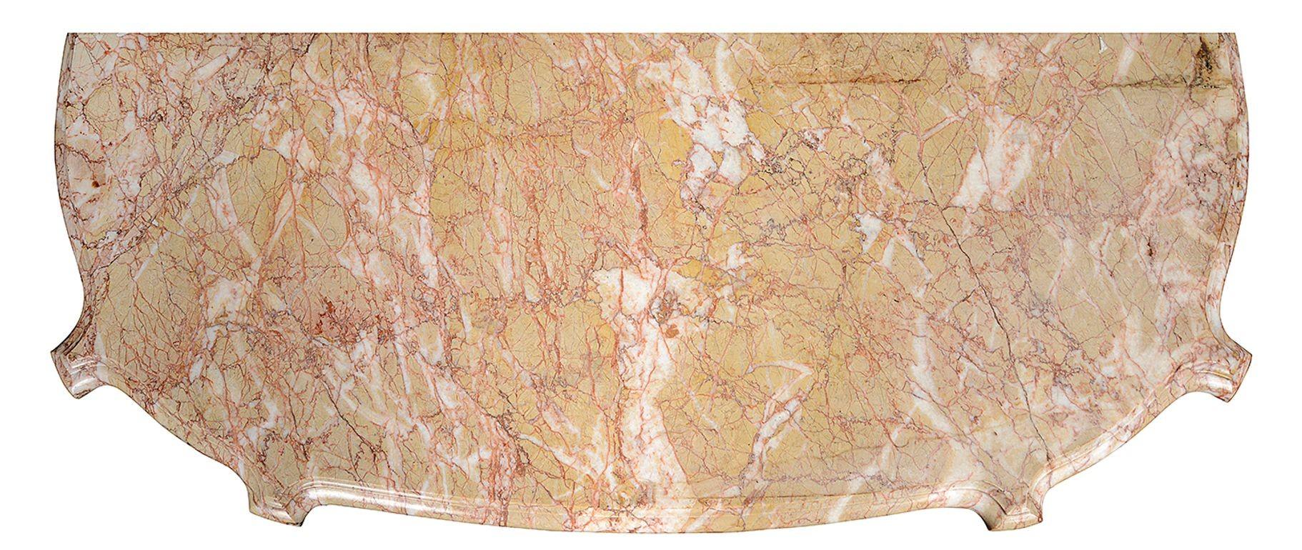 19th Century Louis XV Style Serpentine Fronted Display Cabinet For Sale