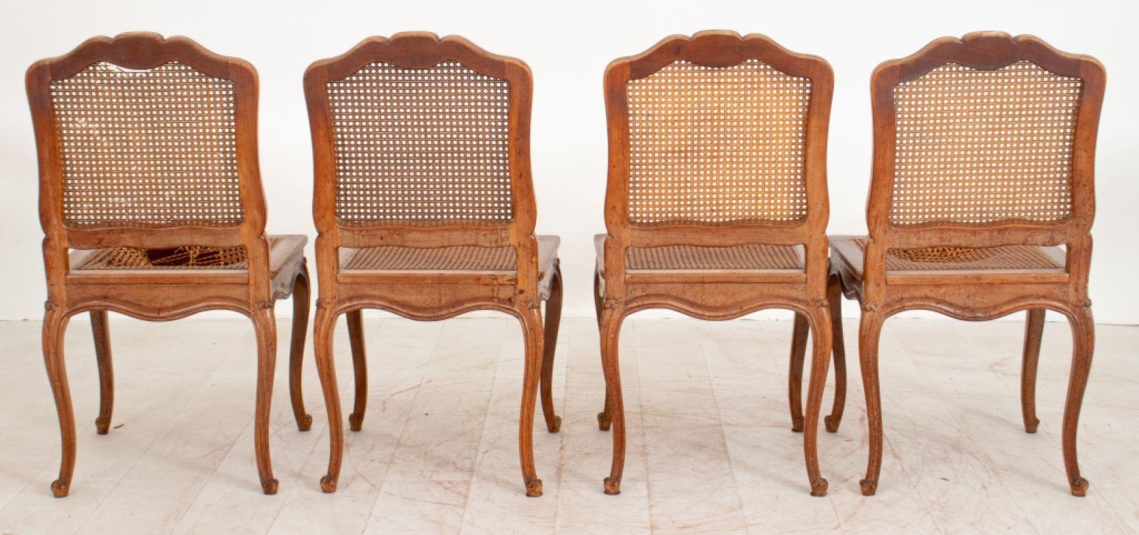 Louis XV Style Set of Caned Beechwood Chairs, 6 4