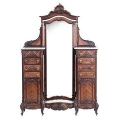 Louis XV style shirt in Noble Wood - 19th century
