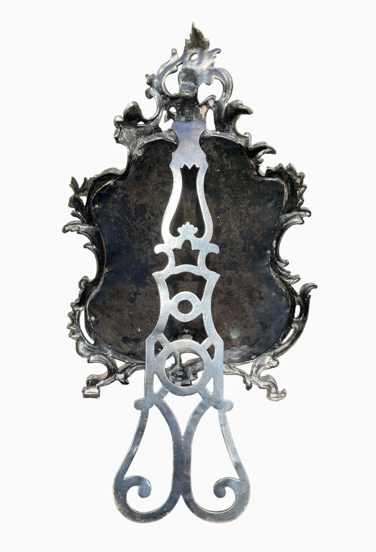 Louis XV Style Silver Mirror For Sale 4