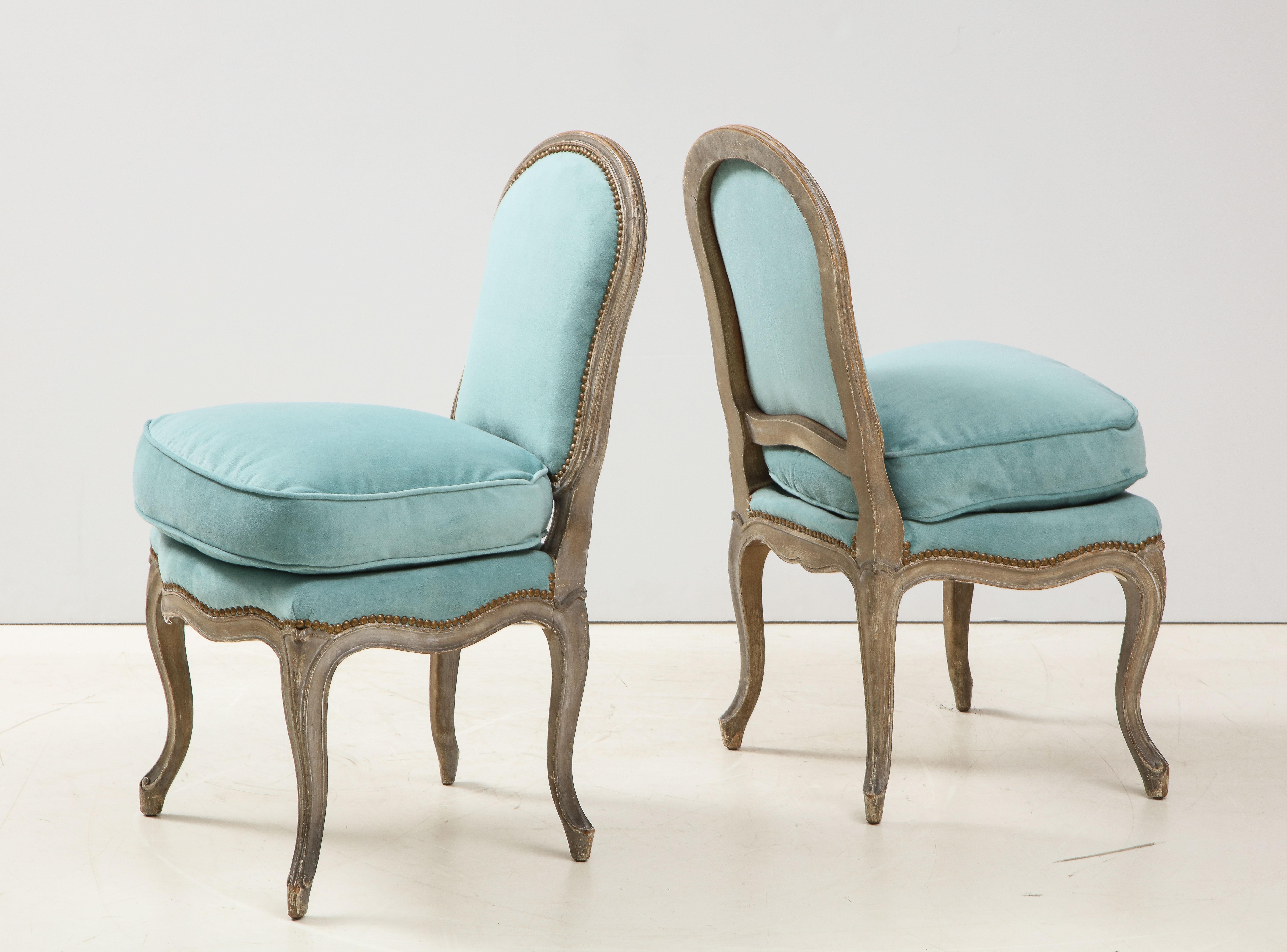 Louis XV Style Slipper Chairs 2