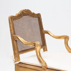 Louis XV Style Small Chaise Lounge