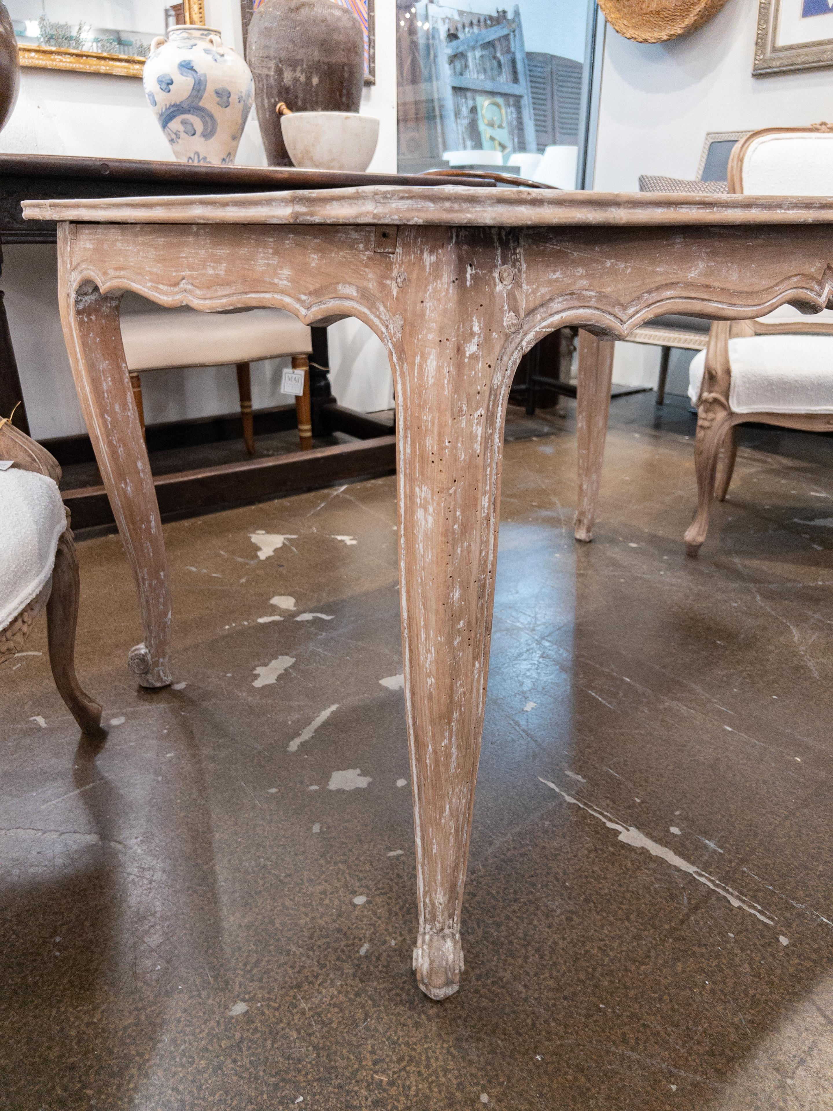 Louis XV Style Small Swedish Dining Table In Good Condition In Houston, TX