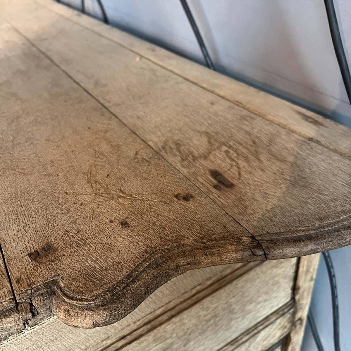 Louis XV style stripped oak Liège sideboard For Sale 3