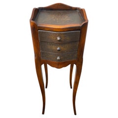 Louis XV Style Three Drawer Side Table by Theodore Alexander